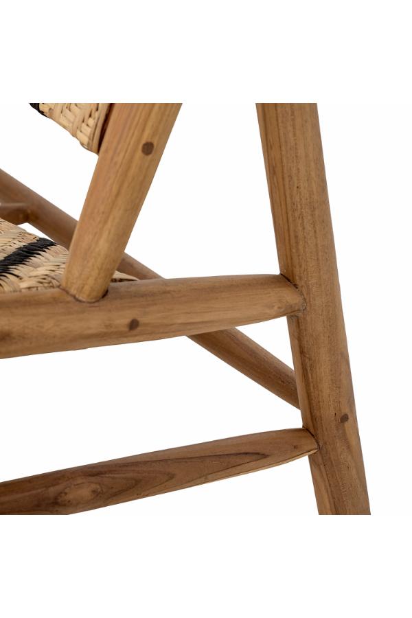 Bloomingville Lennox Lounge Chair, Nature, Teak L70xH75xW78 cm