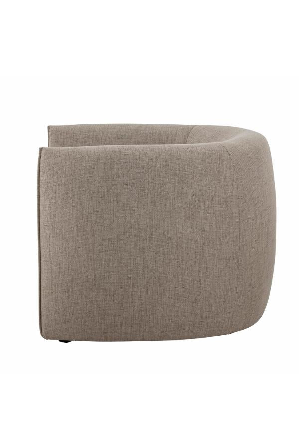 Bloomingville Bacio Loungefåtölj, Natur, Återvunnen Polyester L92xH74xB87 cm