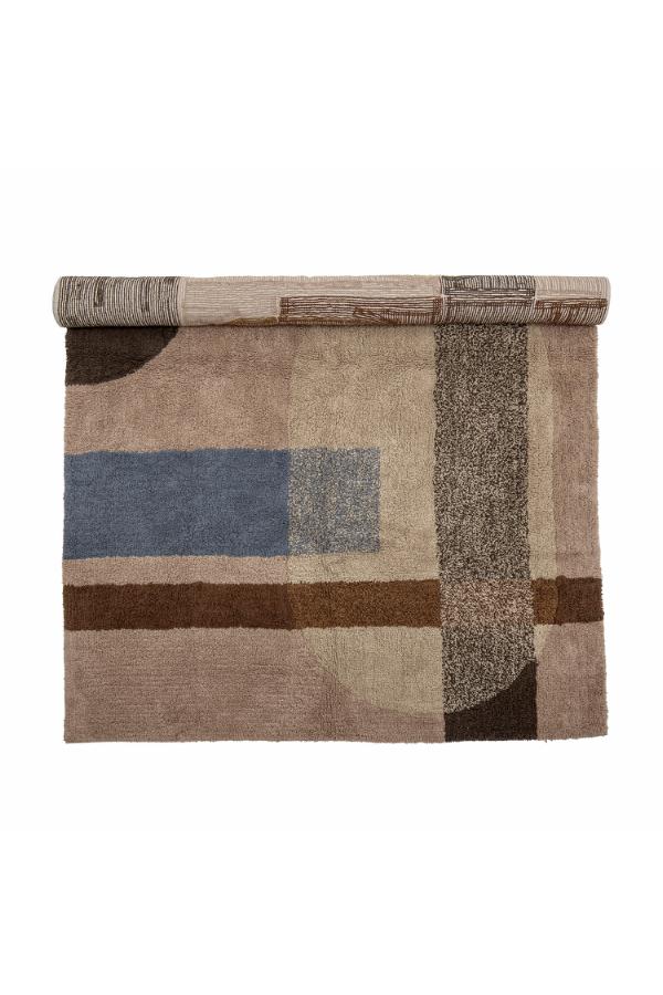 Bloomingville Zofia Matta, Brun, Bomull L200xB140 cm