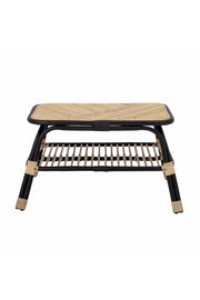 Bloomingville Loue soffbord, svart, rotting L79xH42xB54 cm