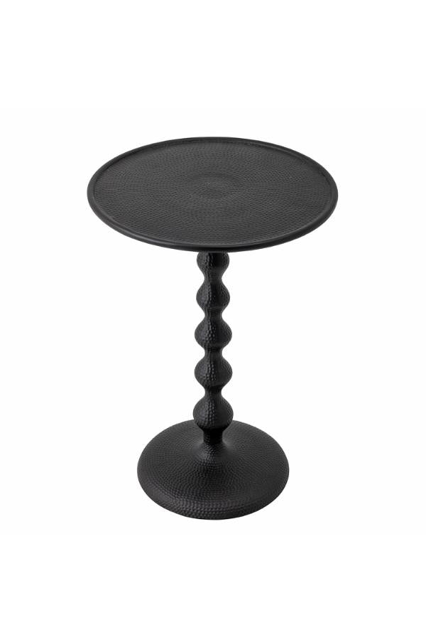 Bloomingville Anka sidobord, svart, aluminium D38xH56 cm