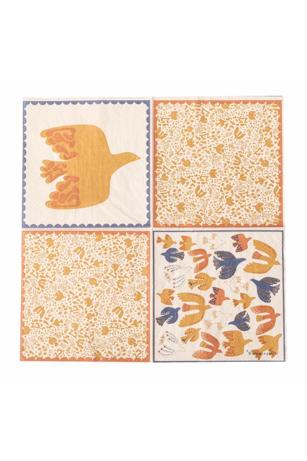 Bloomingville Jubileumsservett, Multi, FSC ® Mix, Papper L33xB33 cm, 20-pack