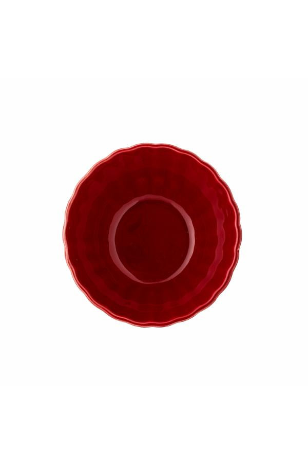 Bloomingville Latina Skål, Röd, Stengods D12xH6,5 cm, 6-pack