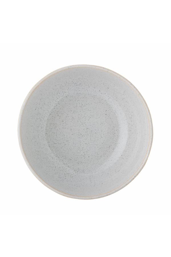 Bloomingville Addison Skål, Vit, Stengods D22,5xH9 cm, 4-pack