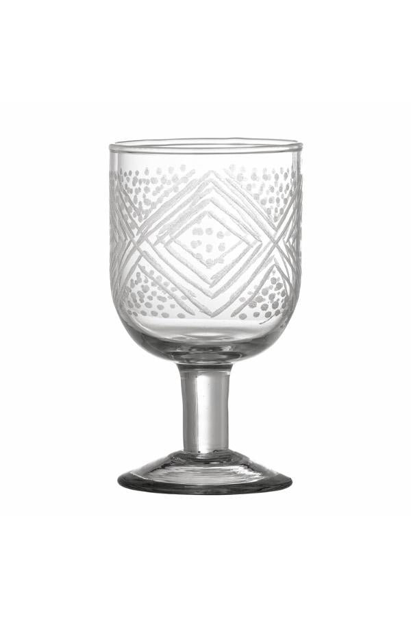 Creative Collection Kiyomi vinglas, klart, återvunnet glas D7,5xH13 cm, 6-pack