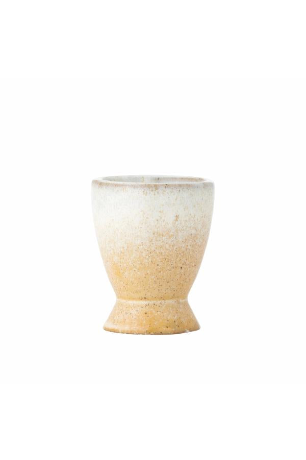 Bloomingville Paula Äggkopp, Natur, Stengods D5xH6,5 cm, 8-pack