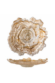Bloomingville Asimi Skål, Natur, Glas D38xH8 cm