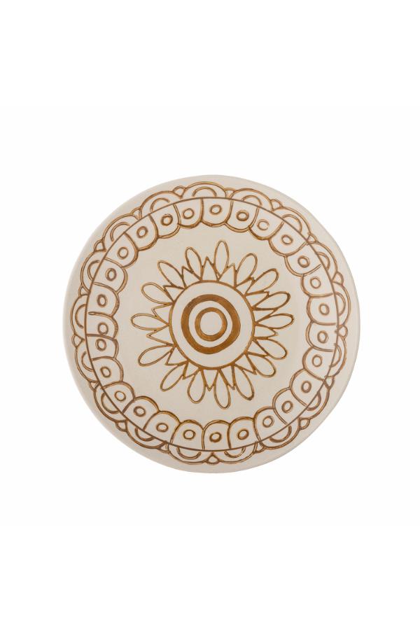 Creative Collection Lönntallrik, Orange, Stengods D20xH3 cm, 6-pack