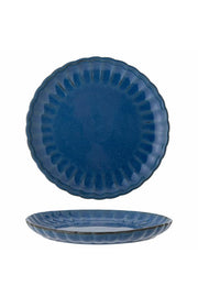 Bloomingville Latina Tallrik, Blå, Stengods D27xH2 cm, 6-pack