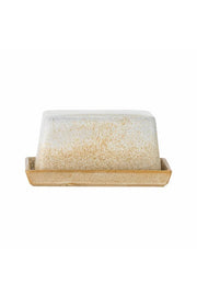 Bloomingville Paula Butter Box, Natur, Stengods L17,5xH8xB11,5 cm, 6-pack