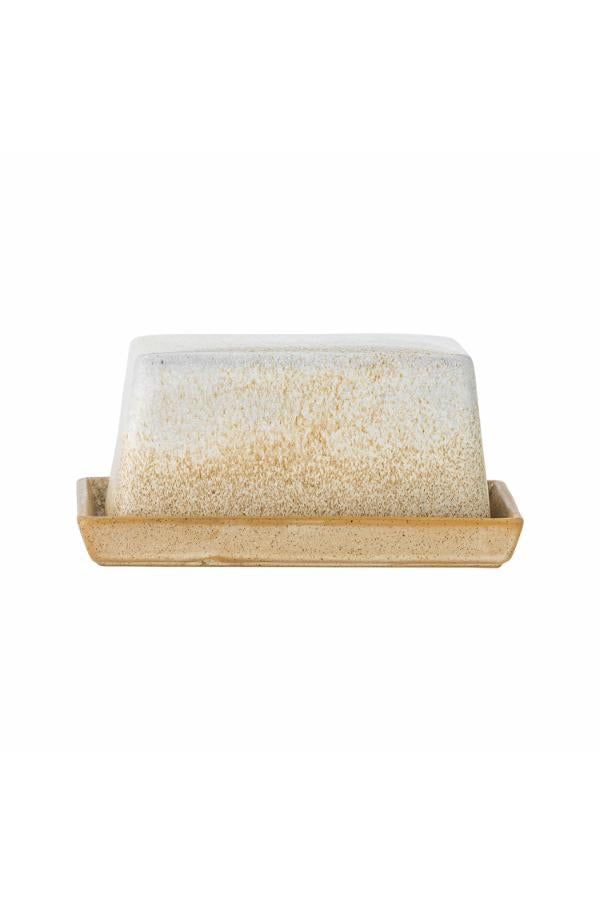 Bloomingville Paula Butter Box, Natur, Stengods L17,5xH8xB11,5 cm, 6-pack
