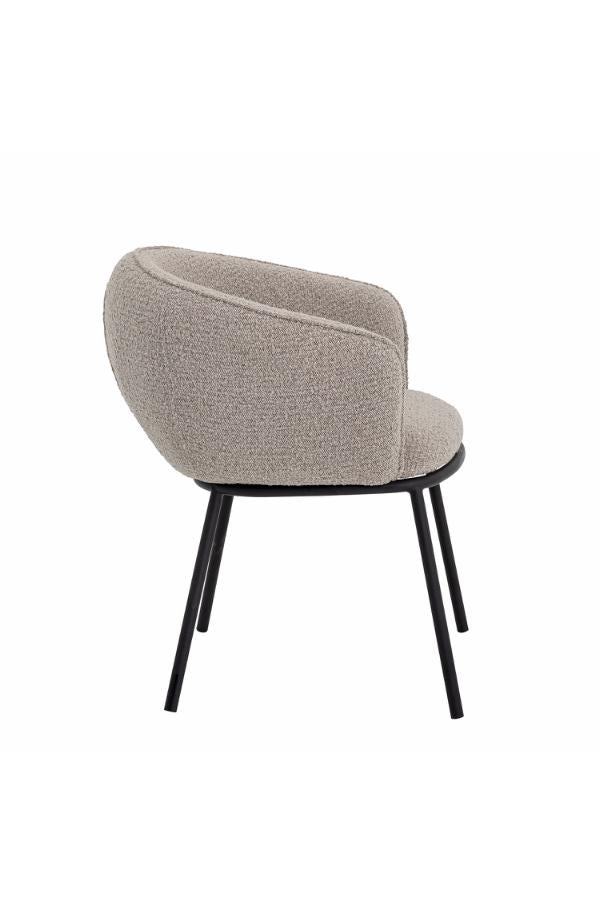 Bloomingville Cortone Matstol, Grå, Polyester L60xH76xB63 cm