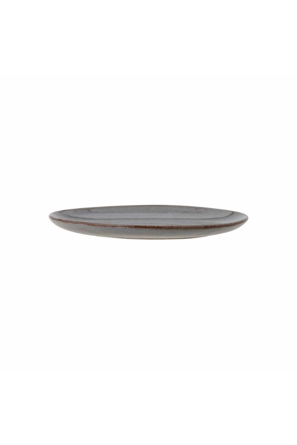 Bloomingville Sandrine Tallrik, Grå, Stengods D22xH2 cm, 6-pack