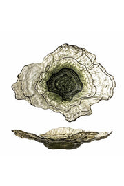 Bloomingville Aiku Skål, Grön, Glas L38xH7xB29 cm