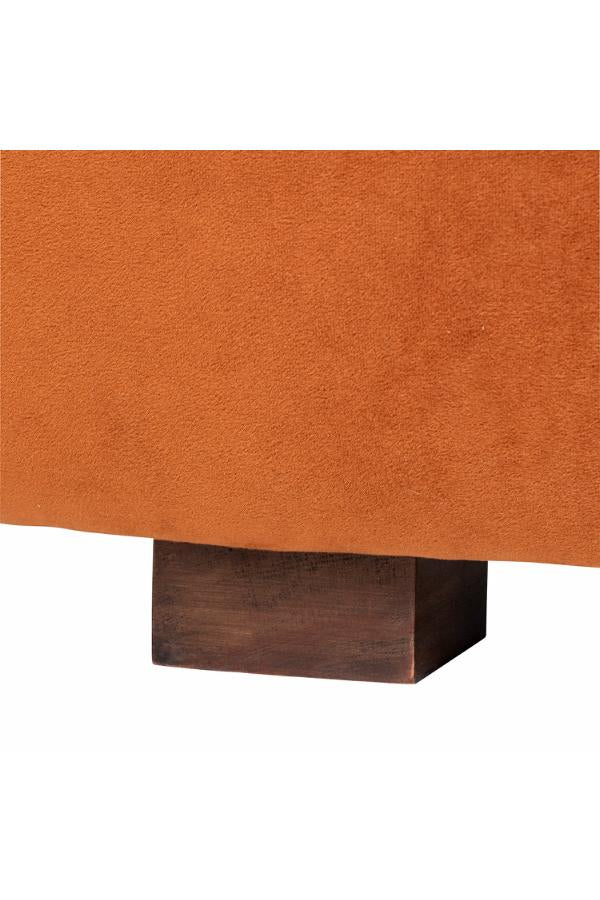 Creative Collection Malala Soffa, Orange, Polyester L152xH73xB79 cm