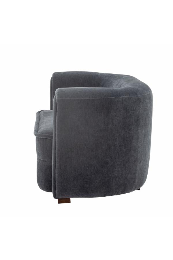 Creative Collection, Malala Soffa, Blå, Återvunnen Polyester L152xH73xB79 cm