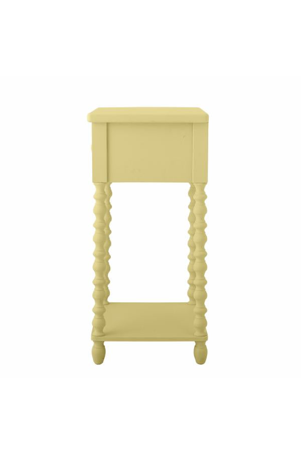 Bloomingville Salino Sidobord, Gult, Granträ L36xH70xB33 cm