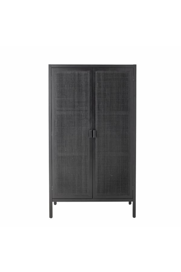 Bloomingville Marikka skåp, svart, FSC ® 100%, mahogny L85xH150xB40 cm