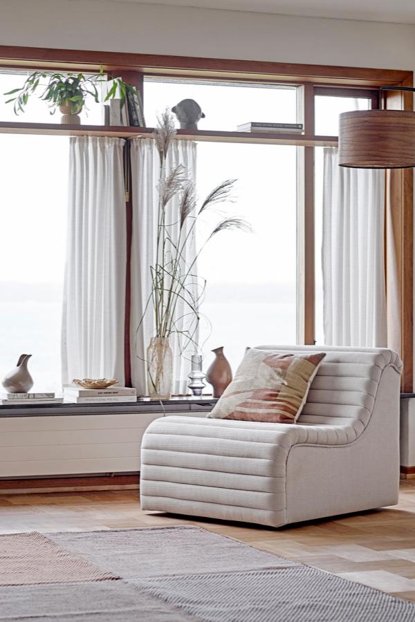 Bloomingville Rodin Matta, Brun, Jute L200xB140 cm