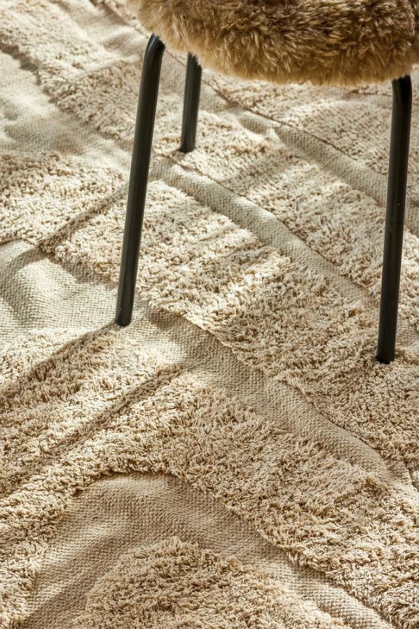 Bloomingville Elaine Matta, Natur, Bomull L210xB150 cm