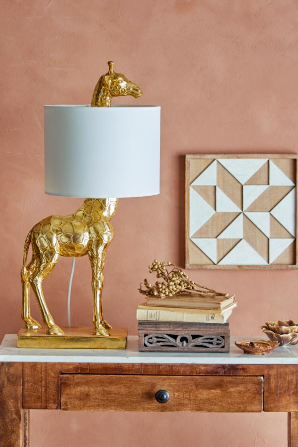 Creative Collection Silas Bordlampa, Guld, Polyresin L35xH70xB28 cm