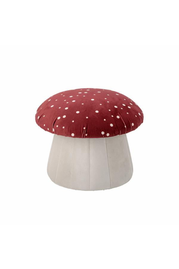Bloomingville Mini Lue Puff, Röd, Polyester D37xH30 cm, 2-pack