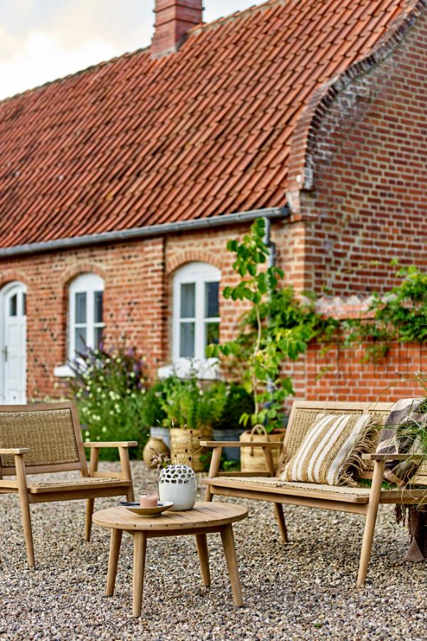 Bloomingville Sorrento soffa, natur, FSC ® 100%, akacia L132xH78xB67 cm