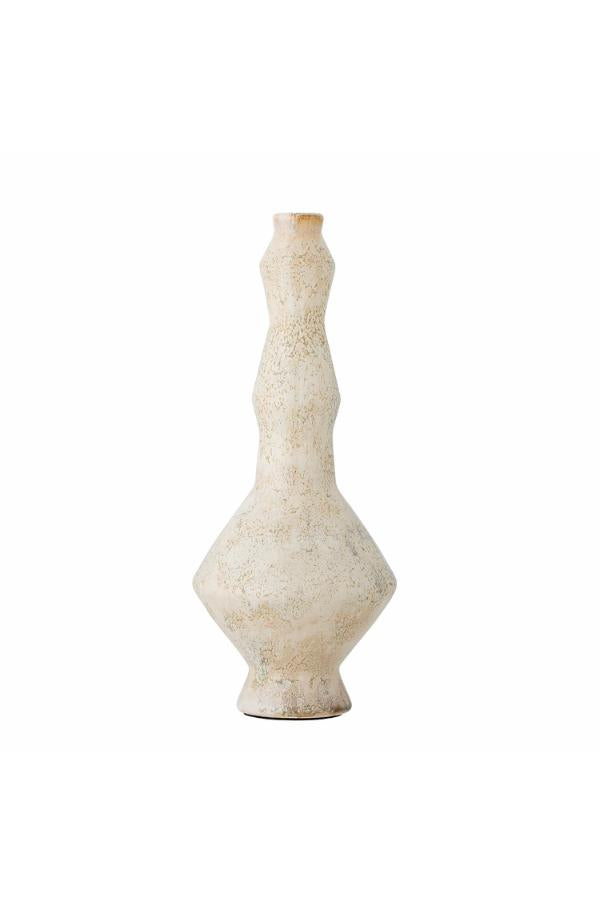 Bloomingville Bancroft ljusstake, vit, terrakotta D13,5xH33 cm