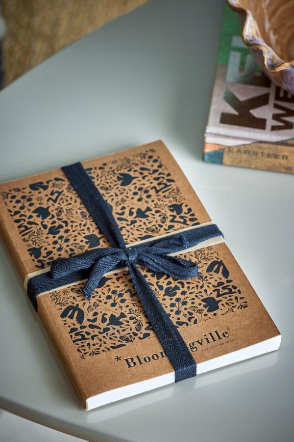 Bloomingville Jubileumsanteckningsbok, brun, FSC ® Mix, papper L14,5xH21xB1,25 cm