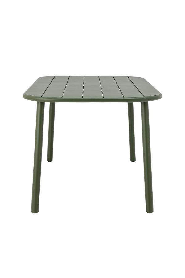 Bloomingville Calana matbord, grönt, metall L160xH75xB90 cm