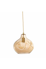 Creative Collection Azizi Pendellampa, Brun, Glas D30xH30 cm