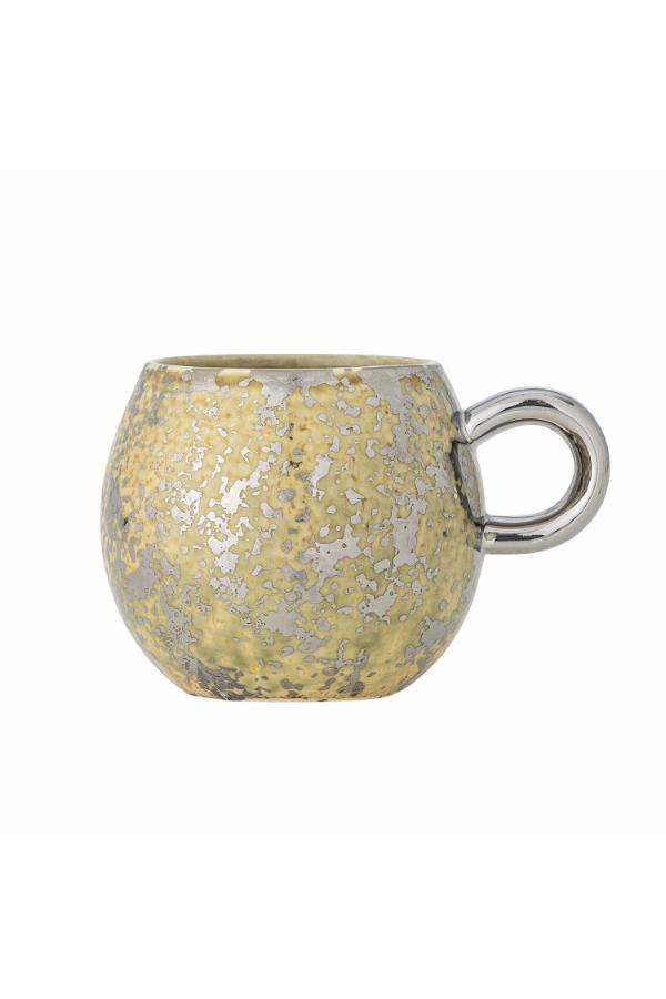 Bloomingville Paula Kopp, Grön, Stengods D9xH8 cm, 8-pack