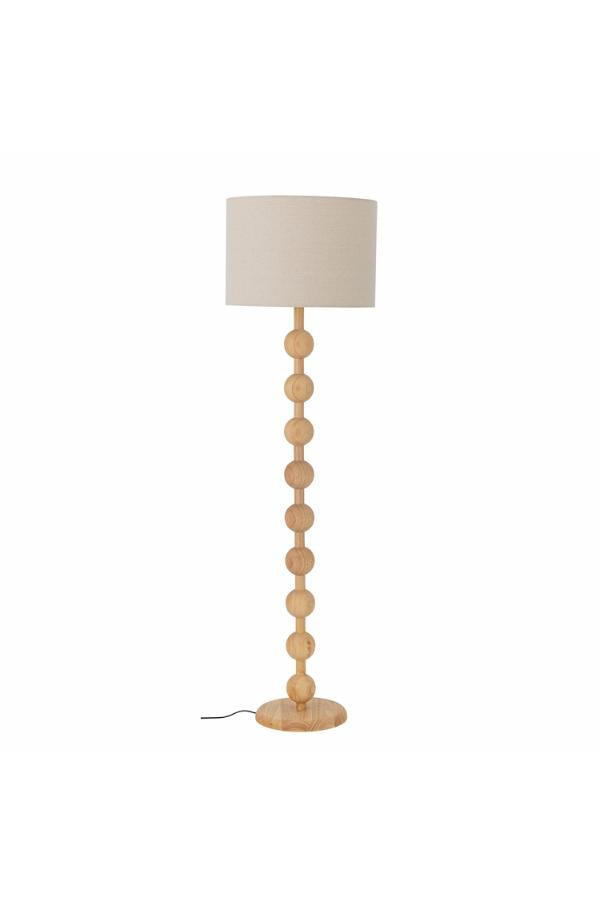 Bloomingville Giacoma Golvlampa, Natur, Gummiträ D44xH155 cm