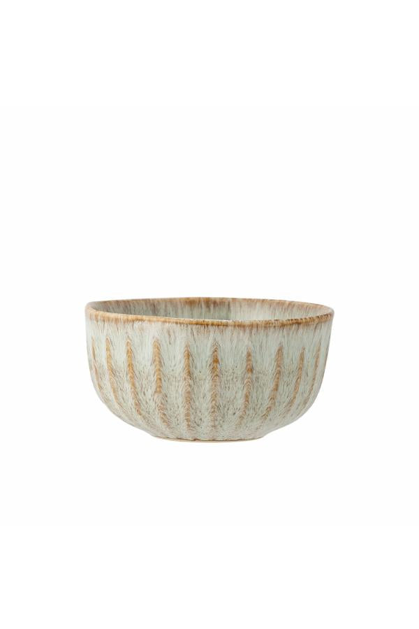 Creative Collection Fleur Skål, Natur, Stengods D14xH7 cm, 6-pack