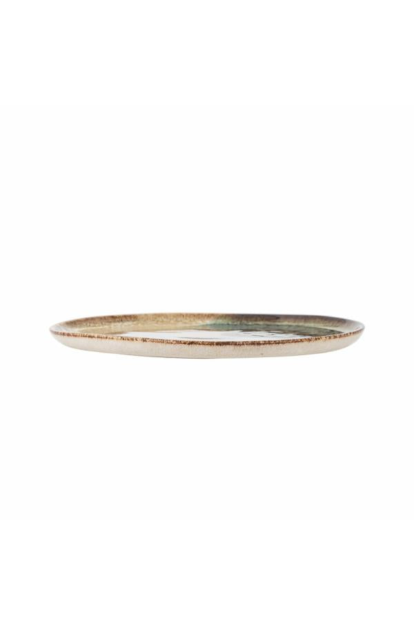 Bloomingville Jules Tallrik, Grön, Stengods D22xH2 cm, 6-pack