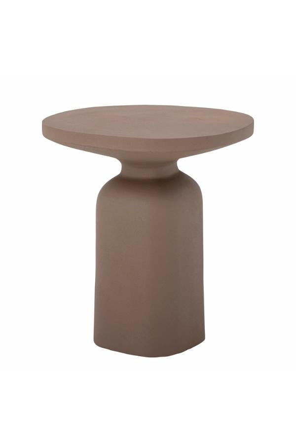 Bloomingville Millan sidobord, brunt, aluminium D44,5xH50 cm