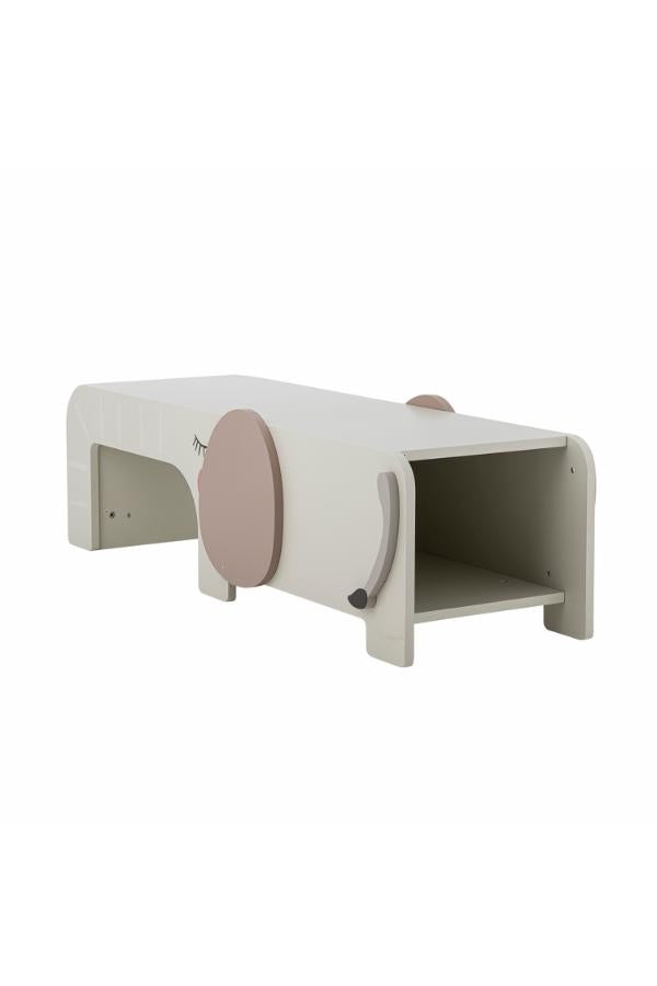 Bloomingville Mini Ferdinand bänk, grå, FSC ® 100%, MDF L110xH32xB36 cm
