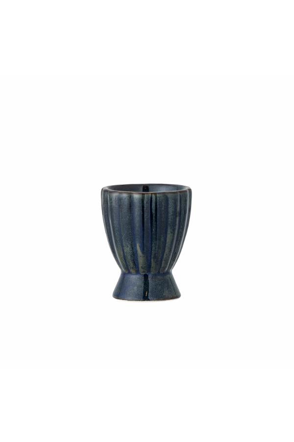 Bloomingville Latina Äggkopp, Blå, Stengods D4,5xH6 cm, 6-pack