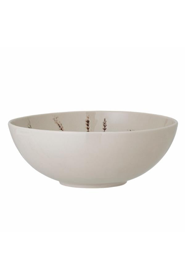 Bloomingville Bea Skål, Natur, Stengods D30,5xH11 cm, 4-pack
