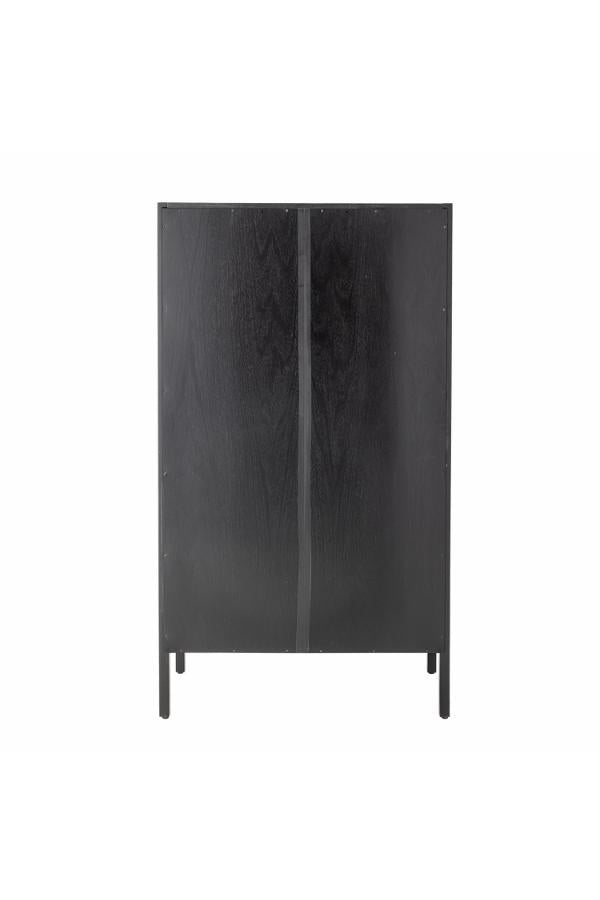Bloomingville Marikka skåp, svart, FSC ® 100%, mahogny L85xH150xB40 cm