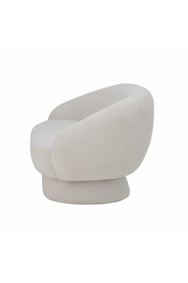 Bloomingville, Ted Soffa, Vit, Polyester L160xH74xB84 cm