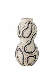 Bloomingville Nicola Vas, Svart, Stengods D17,5xH34 cm