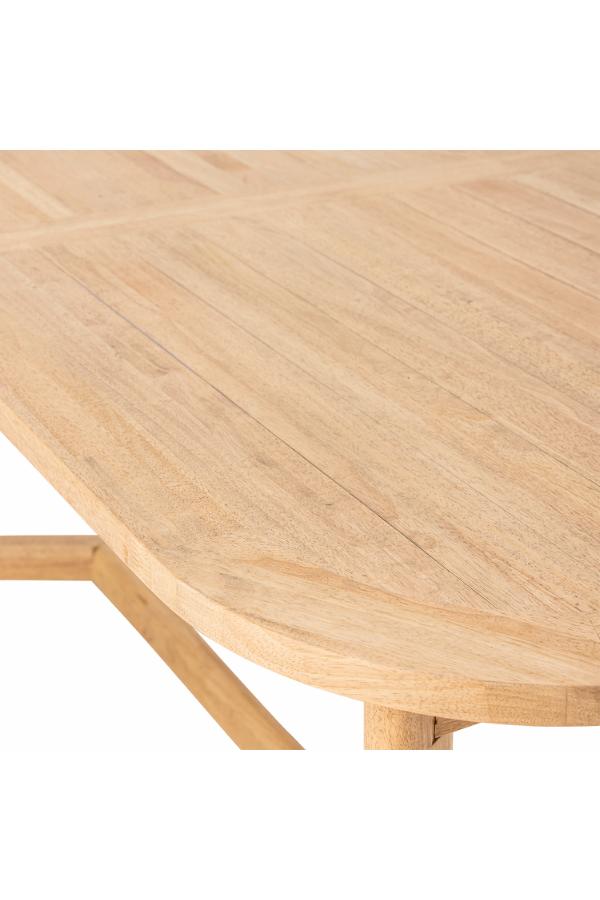Bloomingville Serrone Matbord, Natur, Gummiträ L200xH75xB100 cm