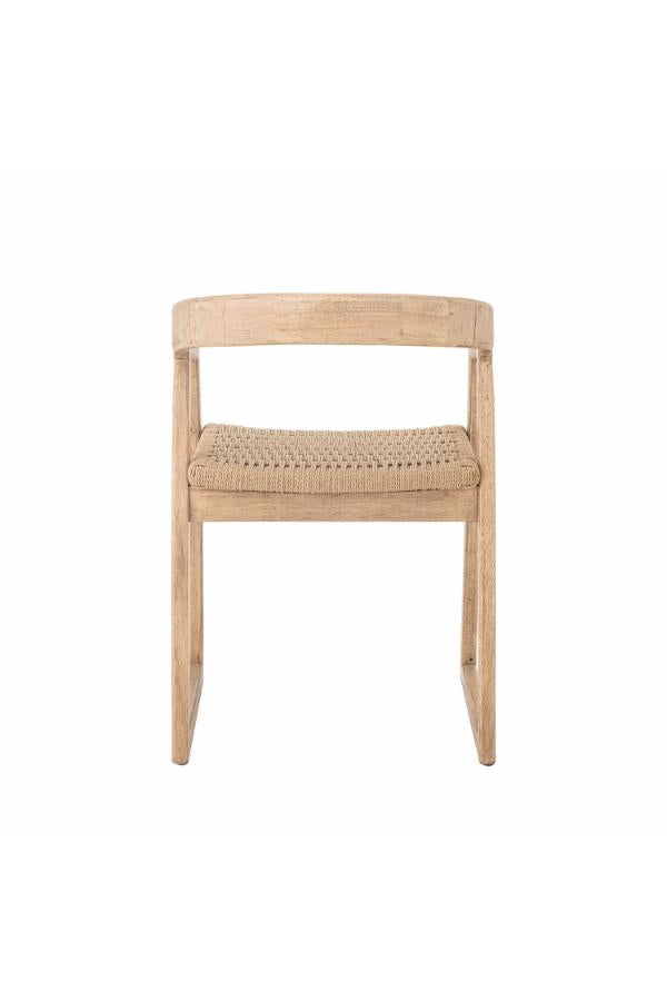 Bloomingville, Creative Collektion Serrone Matstol, Natur, Gummiträ L53xH76xB53 cm