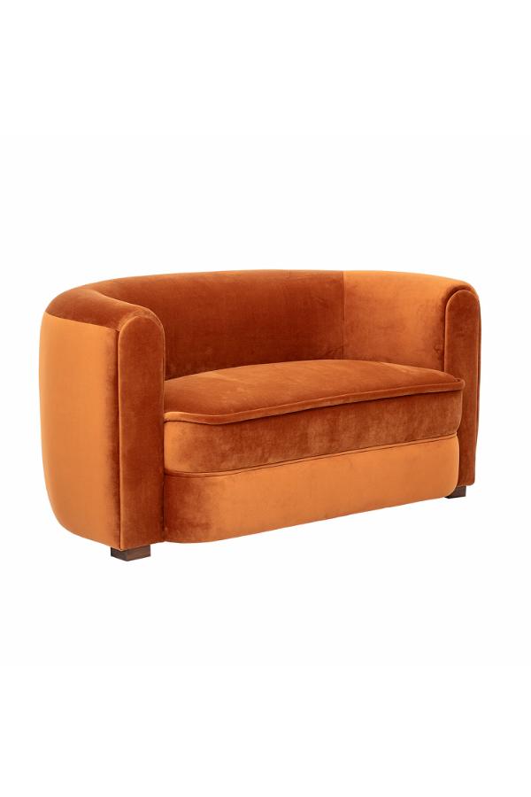Creative Collection Malala Soffa, Orange, Polyester L152xH73xB79 cm