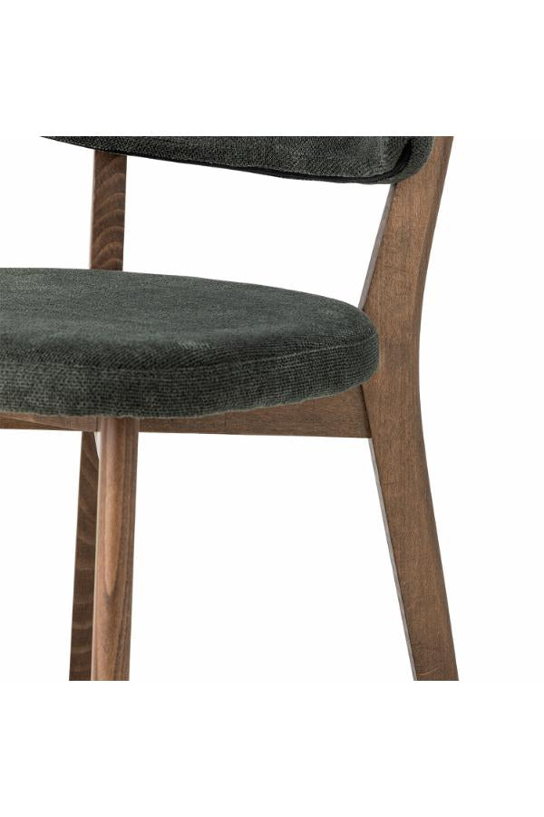 Creative Collection, Cally matstol, grön, FSC ® MIX, bokträ L47xH80xB57 cm, 2-pack