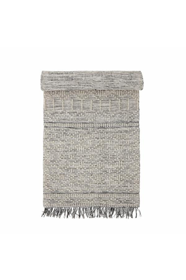 Creative Collection Maisy Matta, Grå, Polyester L245xB75 cm