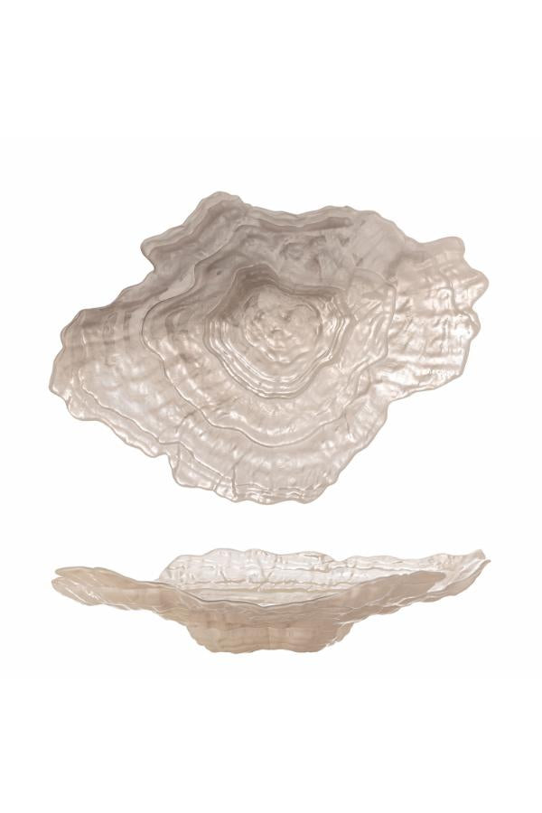Bloomingville Aiku Skål, Natur, Glas L38xH7xB29 cm