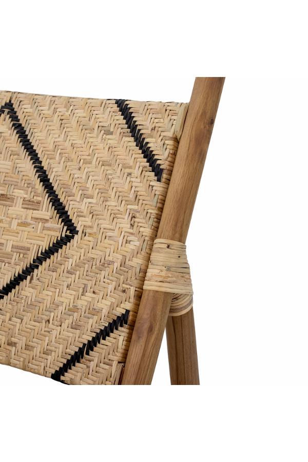 Bloomingville Lennox Lounge Chair, Nature, Teak L70xH75xW78 cm