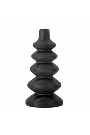 Creative Collection Ari ljusstake, svart, furu D13,5xH27,5 cm